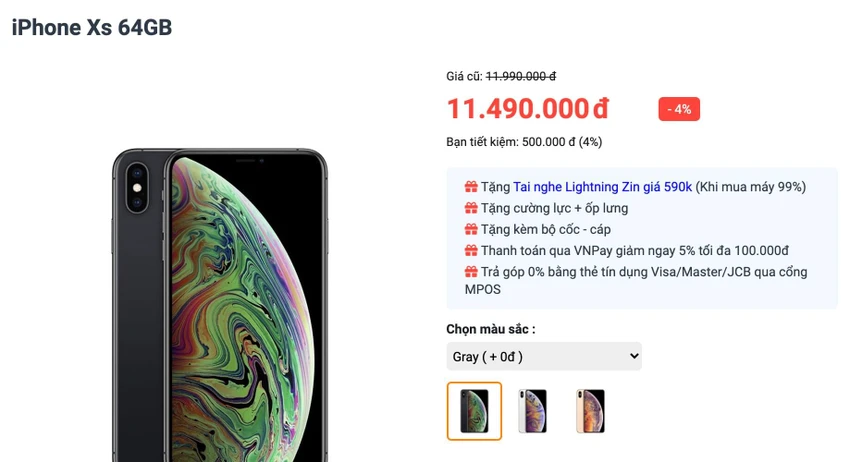 iPhone-xs-64-gb