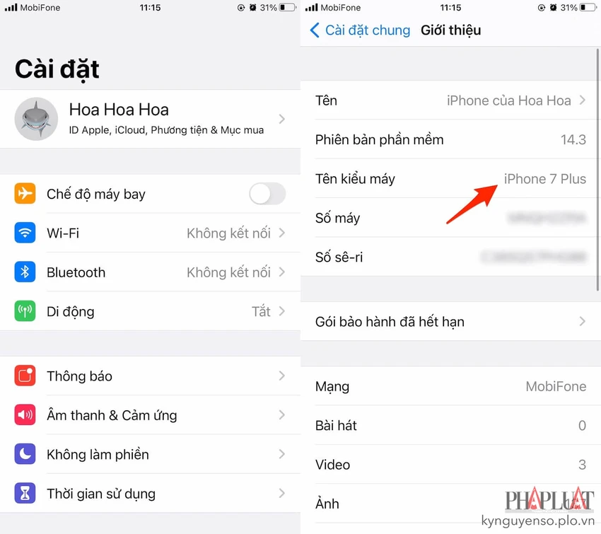 kiem-tra-phien-ban-iPhone-dang-su-dung-kynguyenso