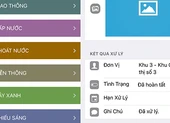 Ứng dụng giúp báo cáo sự cố tại TP.HCM