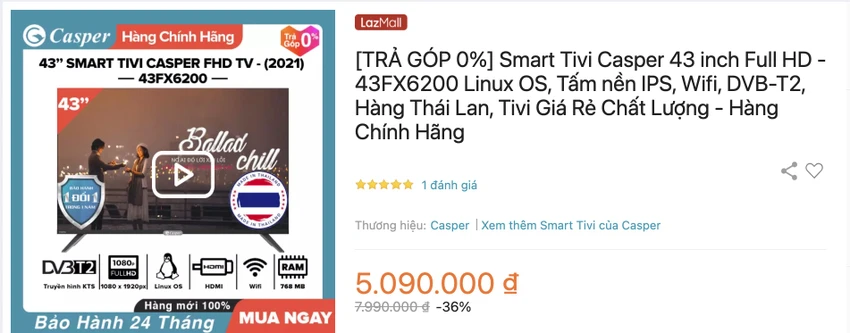 tivi-casper