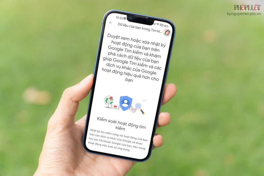 Người dùng nên xóa bớt lịch sử hoạt động sau một khoảng thời gian nhất định. Ảnh: TIỂU MINH
