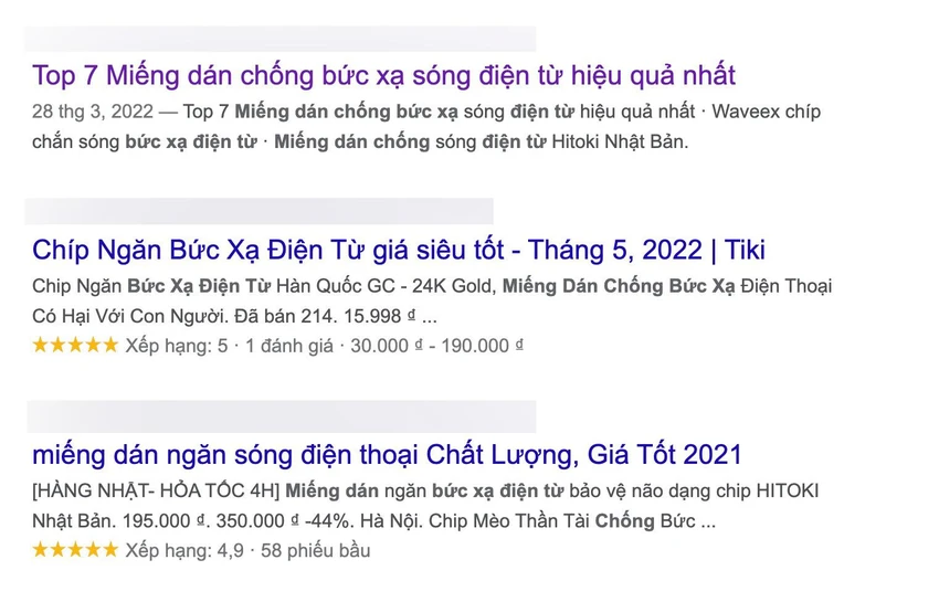 mieng-dan-chong-buc-xa-dien-tu Miếng dán chống bức xạ điện từ được bán rất nhiều trên mạng