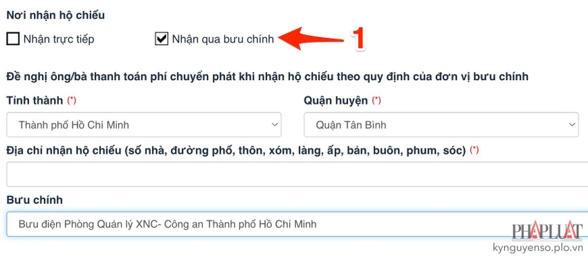 nhan-ho-chieu-qua-duong-buu-dien nhan-ho-chieu-qua-duong-buu-dien