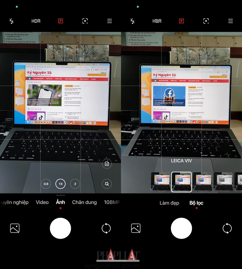 bo-loc-mau-leica Ứng dụng camera mới bổ sung thêm một số bộ lọc màu Leica. Ảnh: MINH HOÀNG