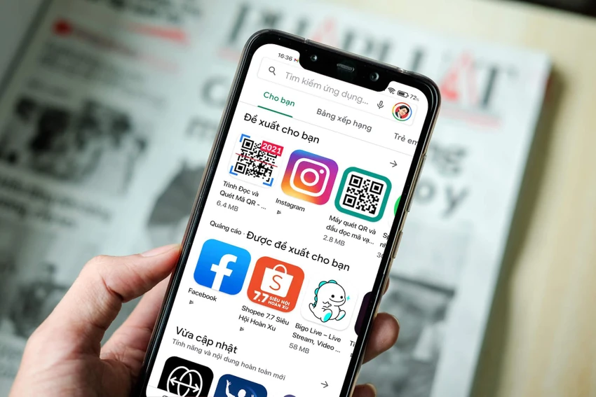 go-cai-dat-phan-mem-doc-hai-joker Phần mềm độc hại Joker ẩn mình bên trong nhiều ứng dụng Android. Ảnh: TIỂU MINH