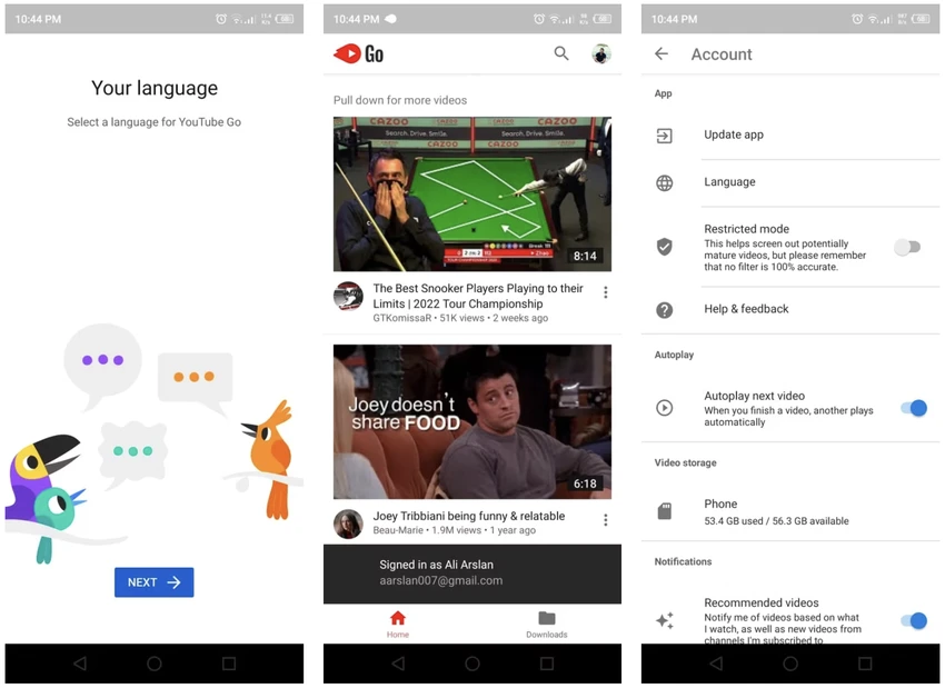 youtube-go youtube-go