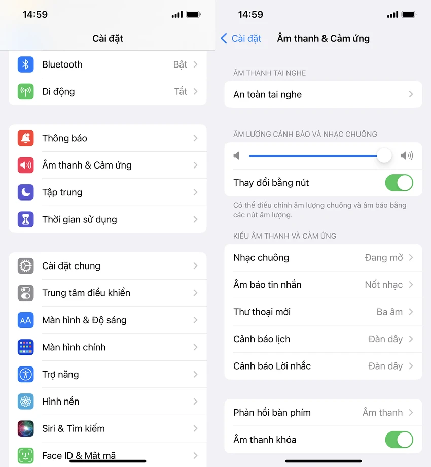 cach-kiem-tra-am-thanh-iphone Cách kiểm tra âm thanh trên iPhone. Ảnh: MINH HOÀNG