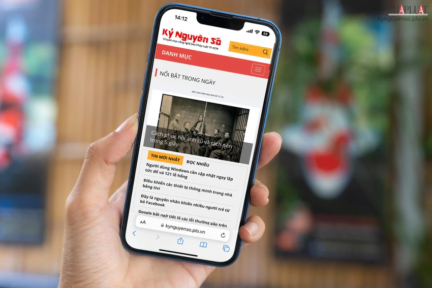 trinh-duyet-safari Safari là một trong những trình duyệt phổ biến nhất trên iPhone. Ảnh: MINH HOÀNG