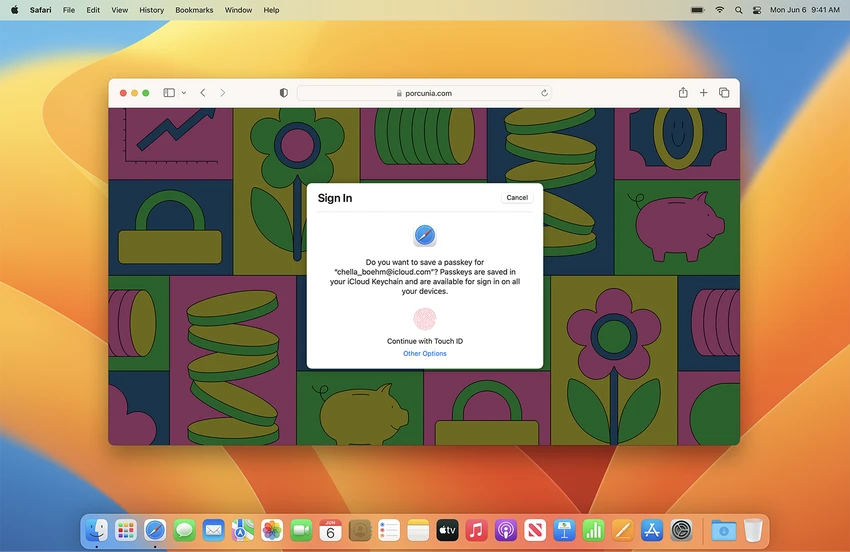 apple-passkeys Apple Passkeys sẽ giúp bạn không cần phải nhớ mật khẩu. Ảnh: Apple