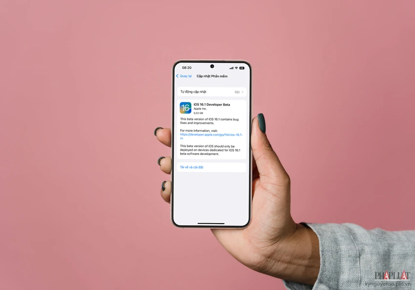 ios-16-1-beta Apple đã phát hành iOS 16.1 beta với nhiều bản sửa lỗi. Ảnh: TIỂU MINH
