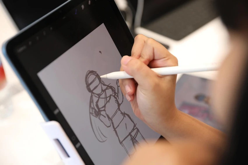 ve-tranh-tren-ipad