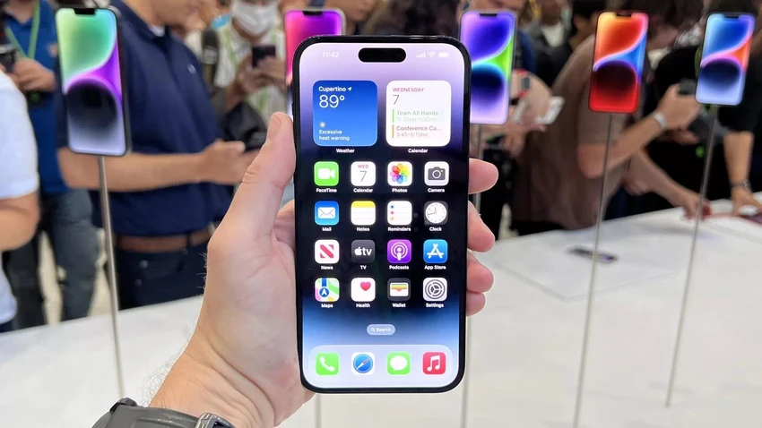 man-hinh-iphone-14-pro-max iPhone 14 Pro Max có màn hình hiển thị tốt nhất hiện nay. Ảnh: Future