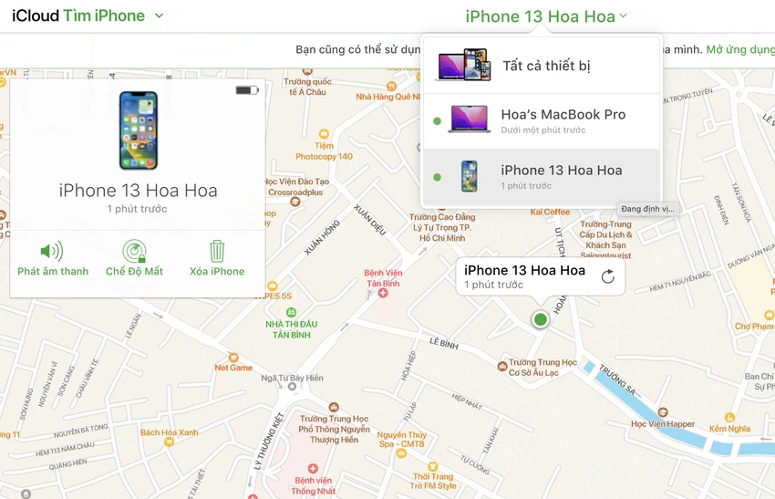 Cách xóa iPhone khỏi tài khoản Apple ID. Ảnh: MINH HOÀNG