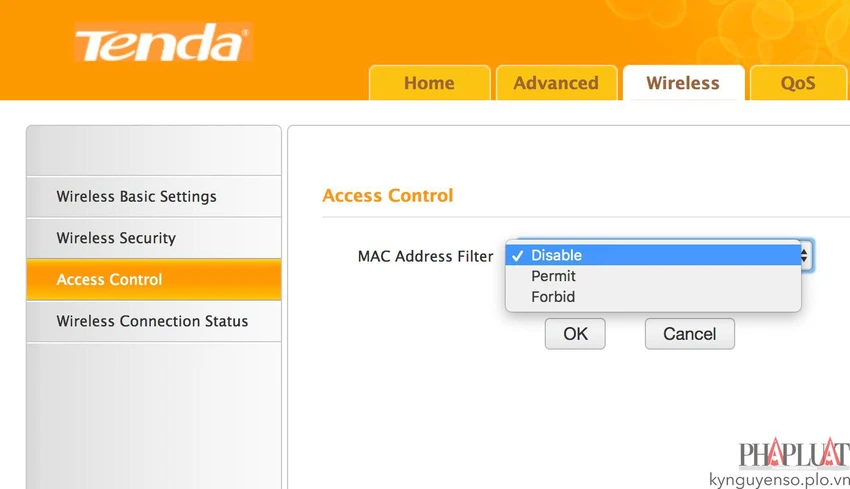tao-bo-loc-dia-chi-mac Tạo bộ lọc địa chỉ MAC trong router