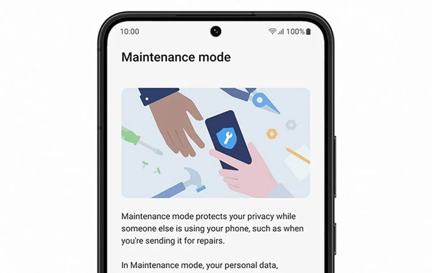 Samsung giới thiệu Maintenance mode (chế độ bảo trì). Ảnh: Samsung