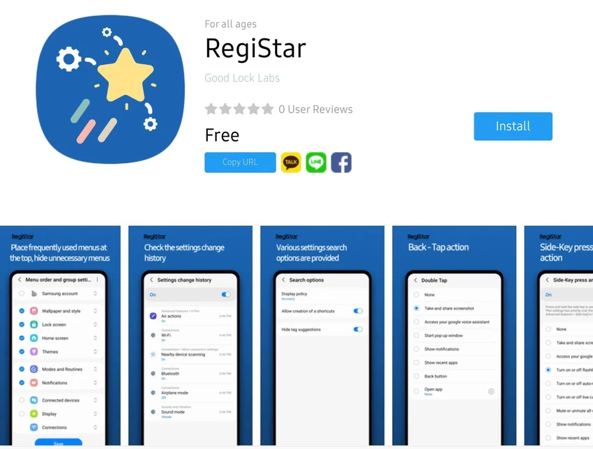 cai-dat-registar-tren-galaxy-store Cài đặt RegiStar trên Galaxy Store. Ảnh: TIỂU MINH