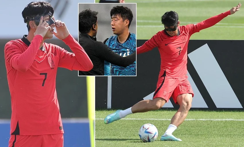 son-heung-min-deo-mat-na son heung-min đeo mặt nạ khi thi đấu