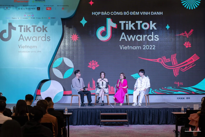 TikTok-Awards-viet-nam-2022 TikTok Awards Việt Nam 2022 sẽ diễn ra vào tối ngày 20-12. Ảnh: TIỂU MINH