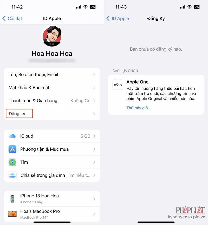 cach-huy-dang-ky-ung-dung-tren-iphone Cách hủy đăng ký các ứng dụng trả phí trên iPhone. Ảnh: MINH HOÀNG