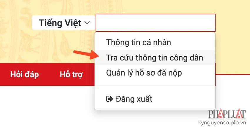 tra-cuu-thong-tin-ho-khau-tren-cong-dich-vu-cong-quoc-gia Tra cứu thông tin công dân trên cổng Dịch vụ công Bộ Công an. Ảnh: MINH HOÀNG