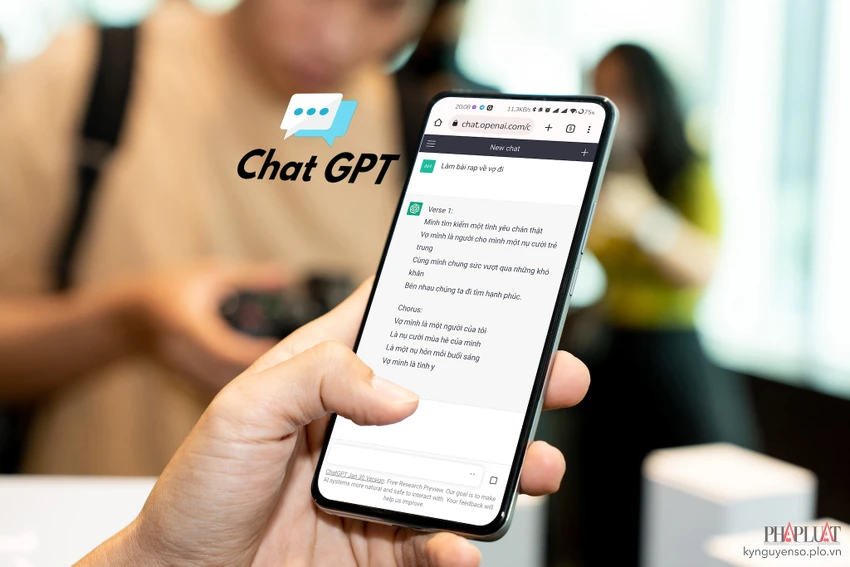 Sử dụng ChatGPT an toàn bằng trình duyệt ở thời điểm hiện tại. Ảnh: TIỂU MINH Sử dụng ChatGPT an toàn bằng trình duyệt ở thời điểm hiện tại. Ảnh: TIỂU MINH