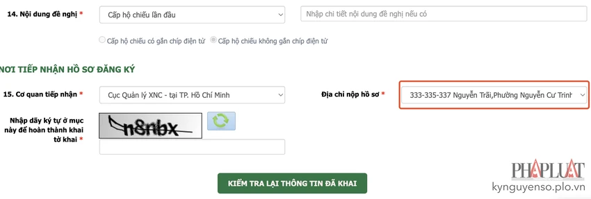 Sau khi đăng ký tờ khai hoàn tất, bạn hãy chờ 2 ngày, sau đó cầm CCCD tới địa chỉ nộp hồ sơ để làm tiếp thủ tục, chụp ảnh… Ảnh: MINH HOÀNG