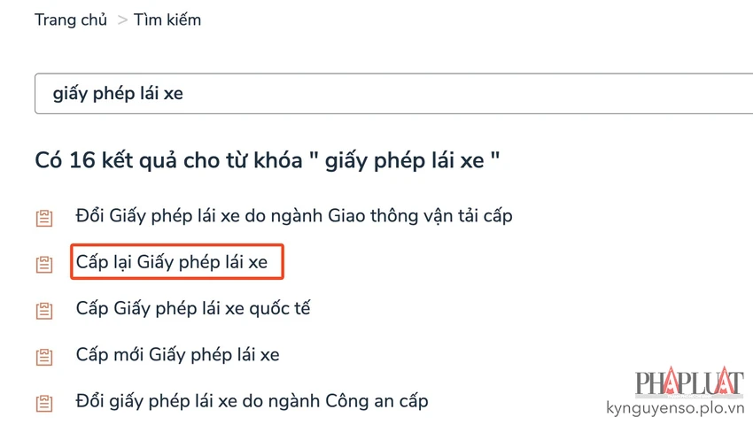 gui-yeu-cau-cap-lai-giay-phep-lai-xe-ngay-tai-nha Gửi yêu cầu cấp lại giấy phép lái xe ngay tại nhà. Ảnh: MINH HOÀNG