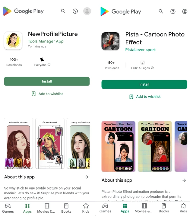 cac-ung-dung-ai-doc-hai-ban-nen-xoa-ngay Các ứng dụng AI độc hại trên Google Play. Ảnh: McAfee
