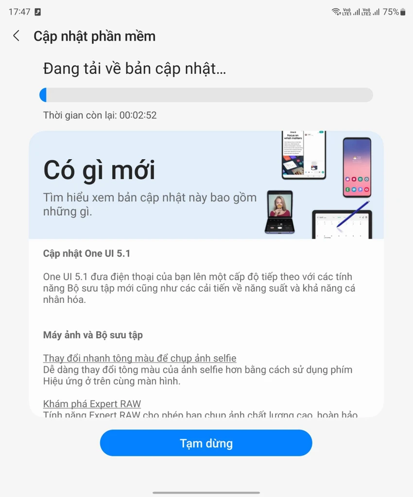 samsung-phat-hanh-ban-cap-nhat-one-ui-5-1 Samsung phát hành bản cập nhật One UI 5.1 cho một số thiết bị. Ảnh: TIỂU MINH