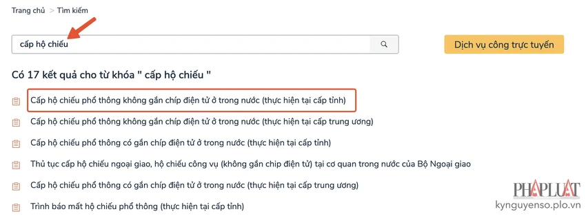 Cấp đổi hộ chiếu qua mạng. Ảnh: MINH HOÀNG