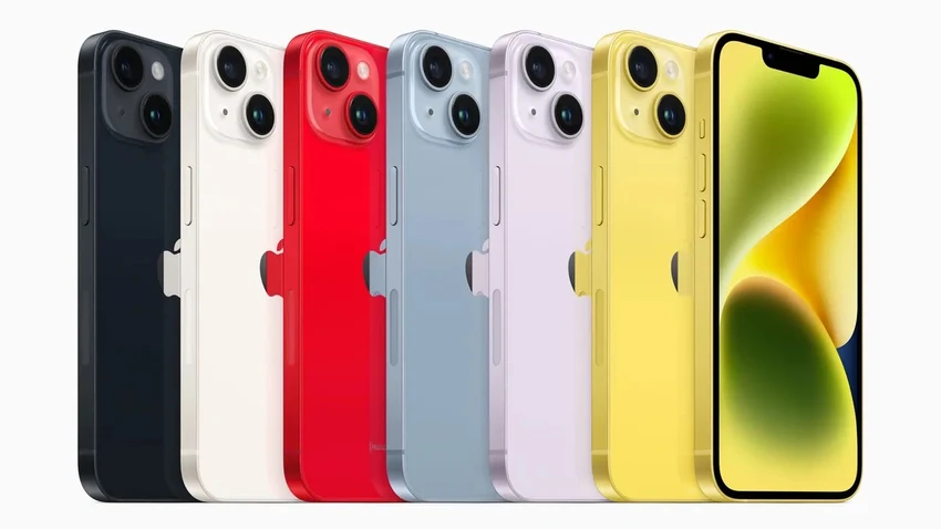 apple ra mắt iphone 14 màu vàng