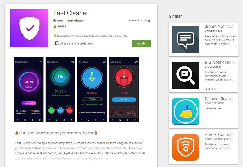 go-cai-dat-ung-dung-fast-cleaner Gỡ cài đặt ứng dụng Fast Cleaner trên điện thoại. Ảnh: ThreatFabric