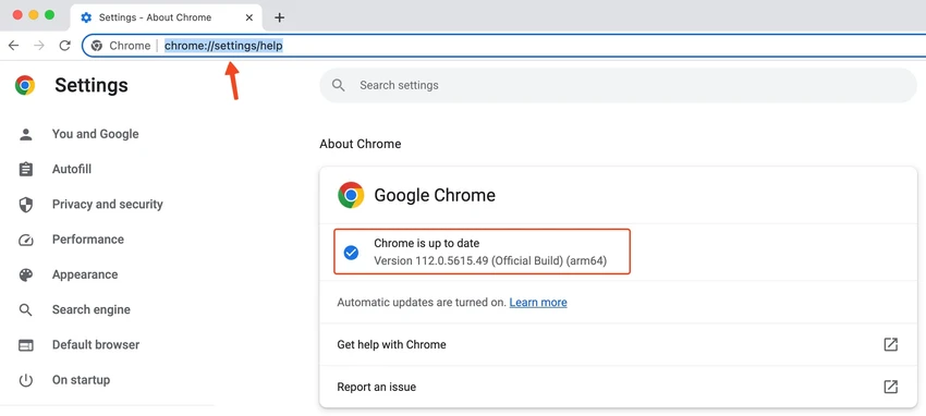 Cập nhật trình duyệt Google Chrome lên phiên bản mới nhất. Ảnh: TIỂU MINH