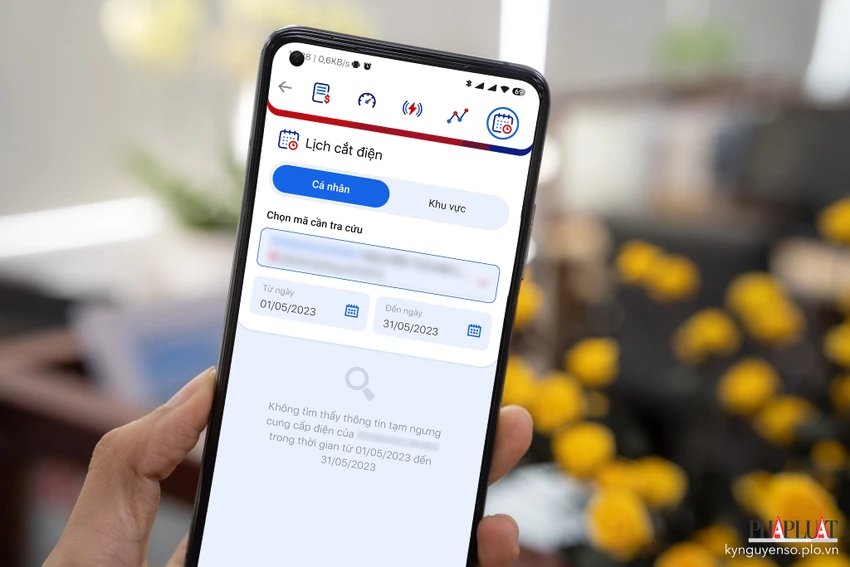 tra-cuu-lich-cup-dien-online-2023 Cách tra cứu lịch cúp điện online 2023. Ảnh: TIỂU MINH