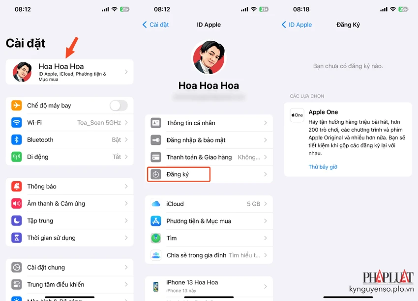 kiem-tra-va-huy-cac-dich-vu-tra-phi Kiểm tra và hủy đăng ký các dịch vụ trả phí. Ảnh: MINH HOÀNG