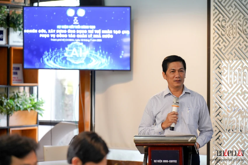 ong-le-thanh-minh-pho-giam-doc-so-khcn-tphcm Ông Lê Thanh Minh, Phó Giám đốc Sở KHCN TP.HCM phát biểu tại sự kiện. Ảnh: TIỂU MINH
