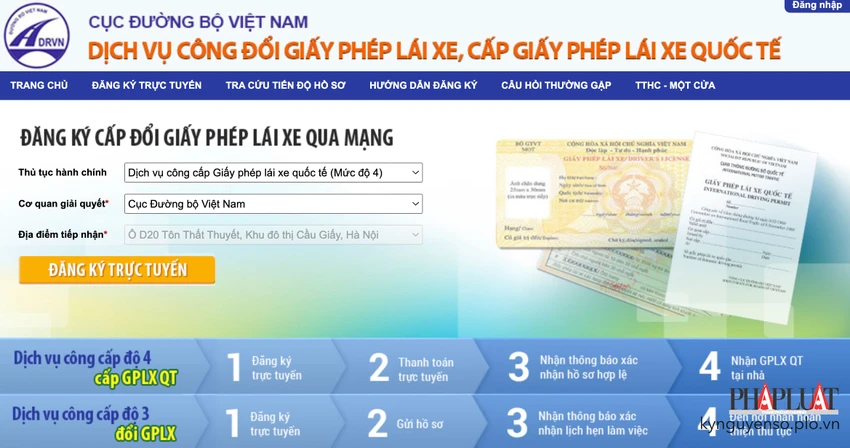 doi-gplx-online-ngay-tai-nha Đổi GPLX online ngay tại nhà. Ảnh: MINH HOÀNG