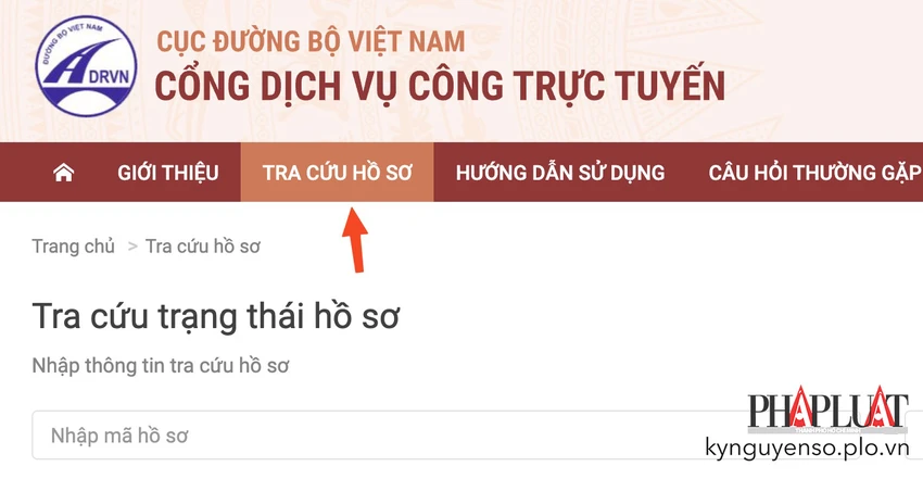 cach-tra-cuu-tien-do-xu-ly-ho-so-cap-doi-gplx Cách tra cứu tiến độ xử lý hồ sơ cấp đổi GPLX. Ảnh: MINH HOÀNG