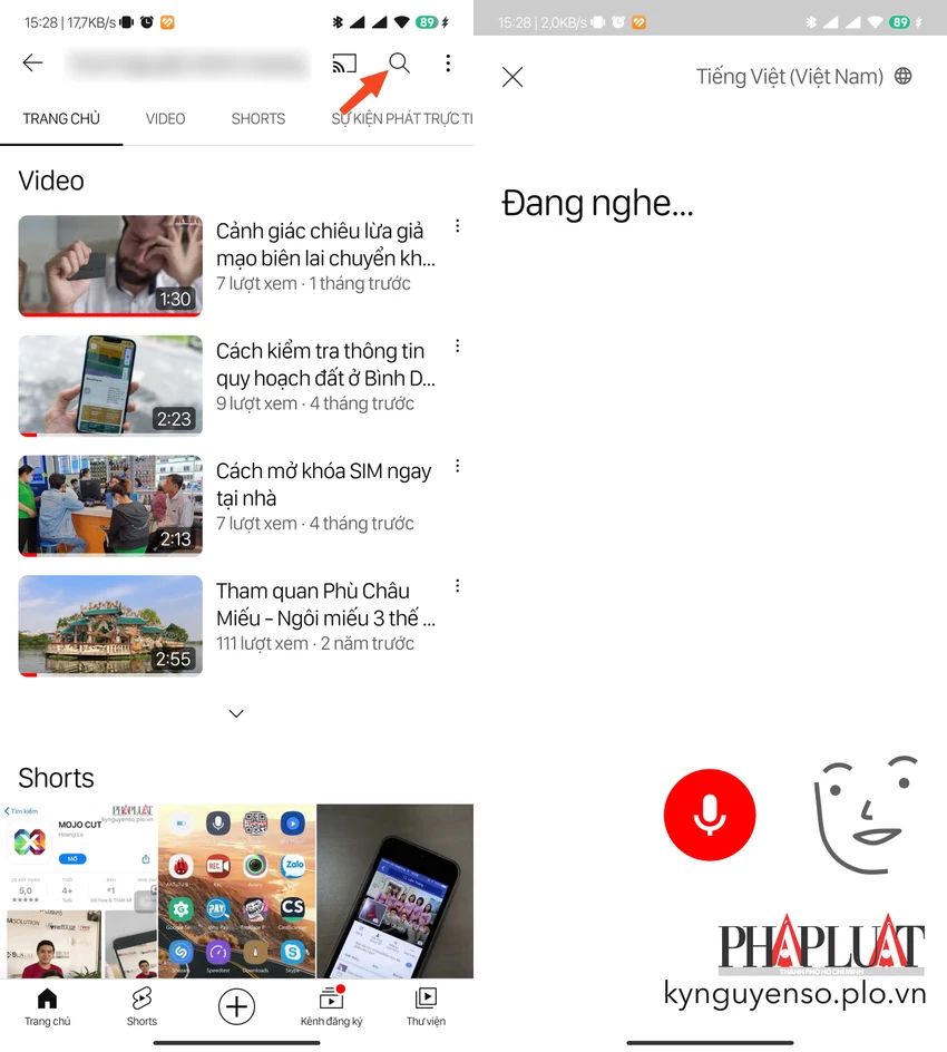 tinh-nang-nhan-dang-bai-hat-tren-youtube Tính năng nhận dạng bài hát trên YouTube. Ảnh: TIỂU MINH