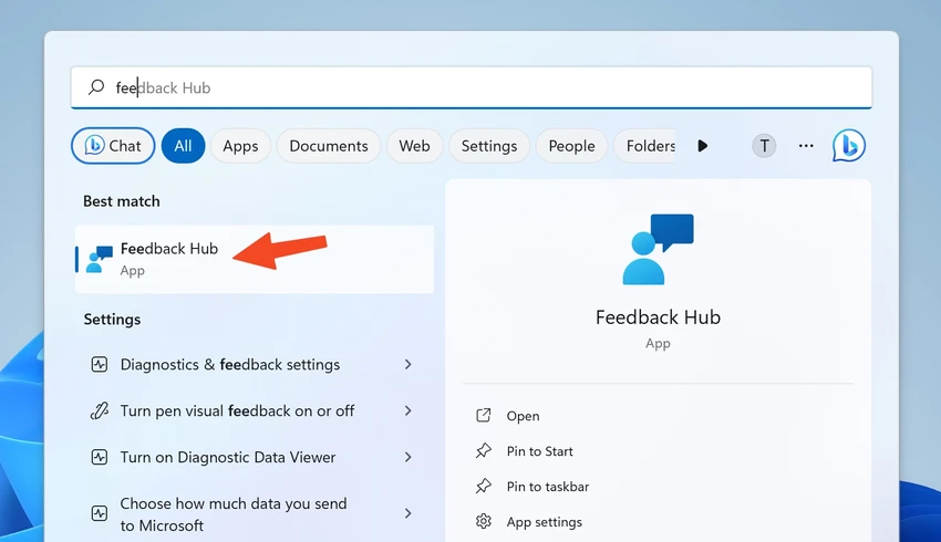 gui-bao-cao-den-feedback-hub Gửi báo cáo lỗi đến trung tâm phản hồi của Microsoft. Ảnh: TIỂU MINH