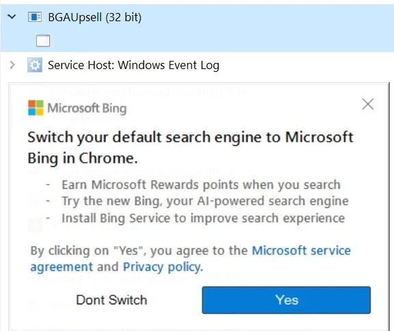 Microsoft hiển thị Pop-up chọc tức người dùng. Ảnh: Reddit Microsoft hiển thị Pop-up chọc tức người dùng. Ảnh: Reddit