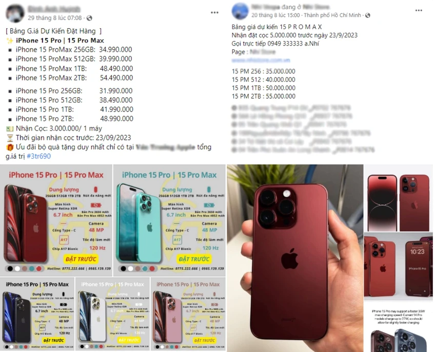 Nhiều dân buôn đã bắt đầu nhận đặt cọc iPhone mới.