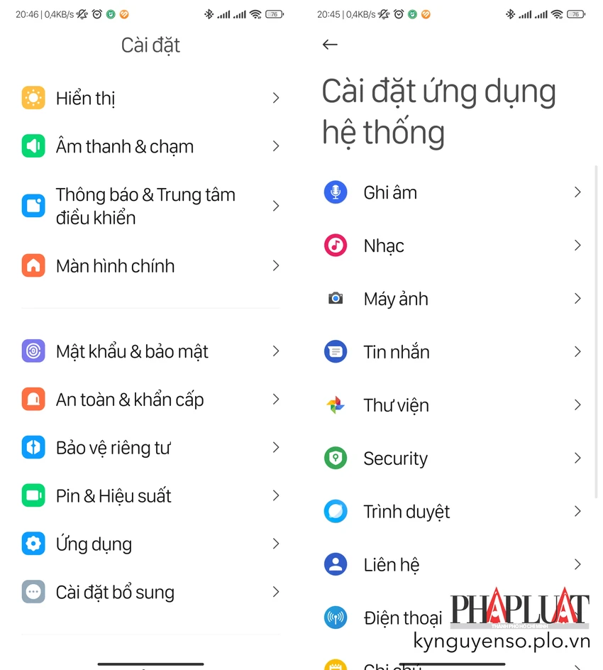 dat-google-phone-lam-trinh-quay-so-mac-dinh Đặt Google Phone làm trình quay số mặc định. Ảnh: TIỂU MINH