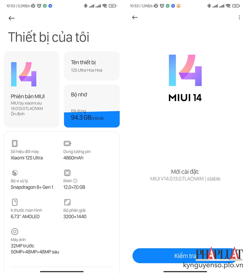 Cập nhật Android 14 beta trên các thiết bị Xiaomi được hỗ trợ. Ảnh: TIỂU MINH