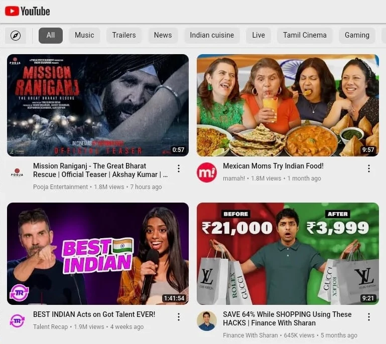Giao diện của ứng dụng YouTube giả mạo. Ảnh: SentinelLabs