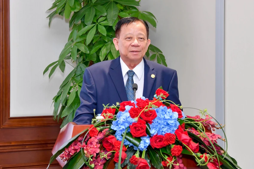 Ông Nguyễn Văn Lợi - Ủy viên Trung ương Đảng, Bí thư Tỉnh ủy tỉnh Bình Dương chia sẻ tại buổi lễ ký kết.