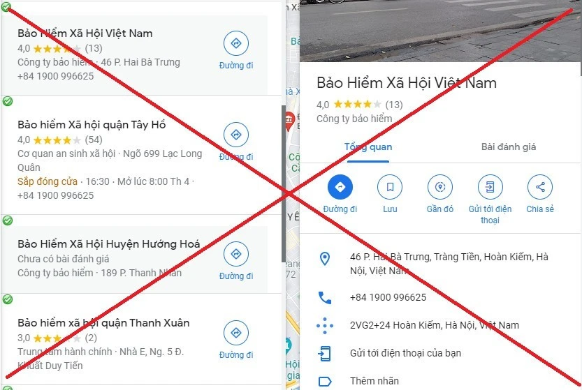 Một số cơ quan BHXH bị thay đổi số điện thoại liên hệ. Ảnh: BHXH Việt Nam