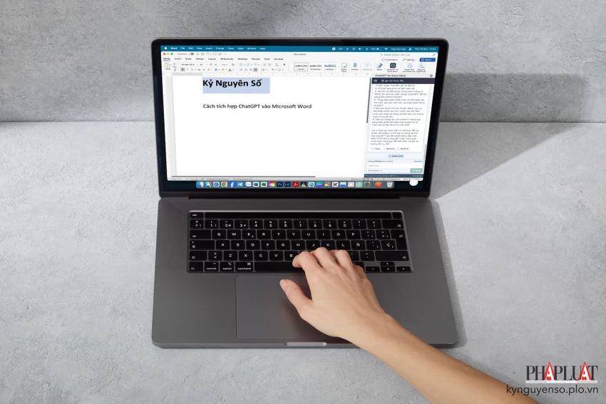 ChatGPT là một trong những công cụ AI hỗ trợ viết lách phổ biến. Ảnh: TIỂU MINH