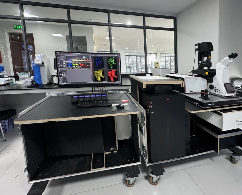 Tin công nghệ 17-3: DSHK nâng cấp phòng thí nghiệm thiết bị khoa học tại ĐH Nguyễn Tất Thành.
