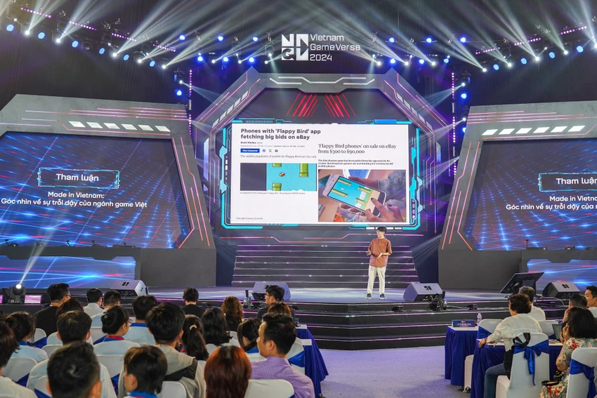 Ông Zuy Nguyễn - Cố Vấn Phát Triển Thị Trường Quốc Tế, Game & Ứng Dụng, phụ trách Thị trường Đông Nam Á, Google Châu Á - Thái Bình Dương chia sẻ góc nhìn về sự trỗi dậy của ngành game Việt. Ảnh: TIỂU MINH